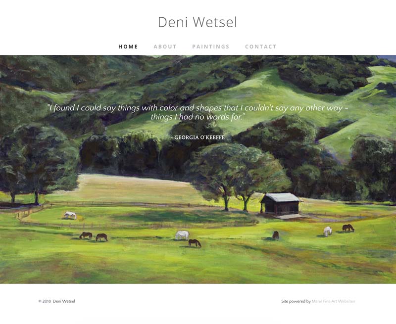 Deni Wetsel, Artist
